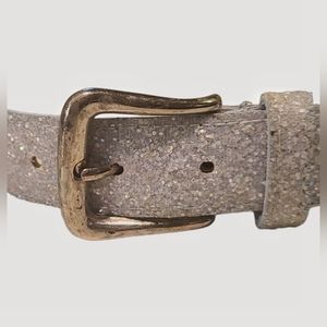 Vintage, Frosty, Ice-Blue Belt